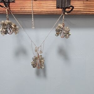 Elegant Labradorite Jewelry Set